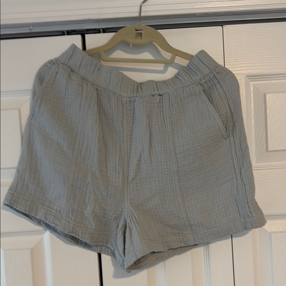 Women's blue/Gray Casual Shorts
